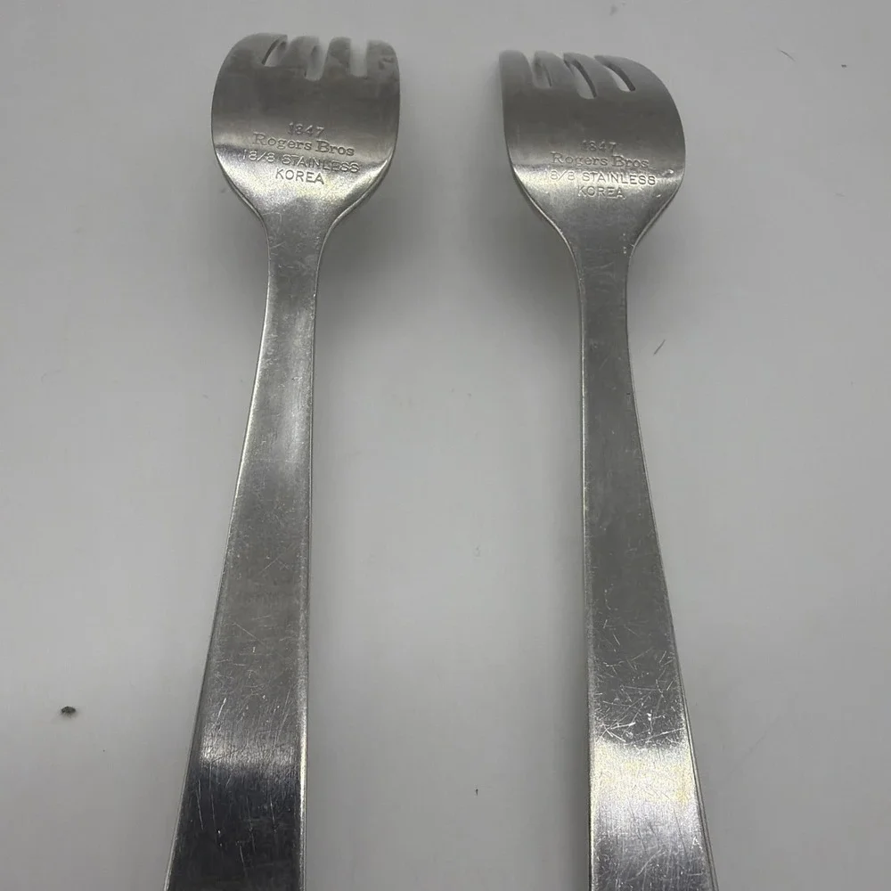 Zia International INSZIA1 Dinner Fork 1847 Rogers Brothers Stainless Steel 2 Lot